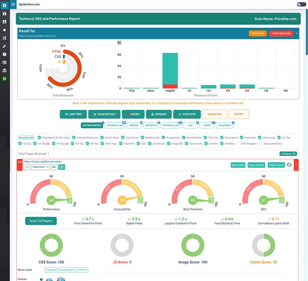 Issues with Technical SEO